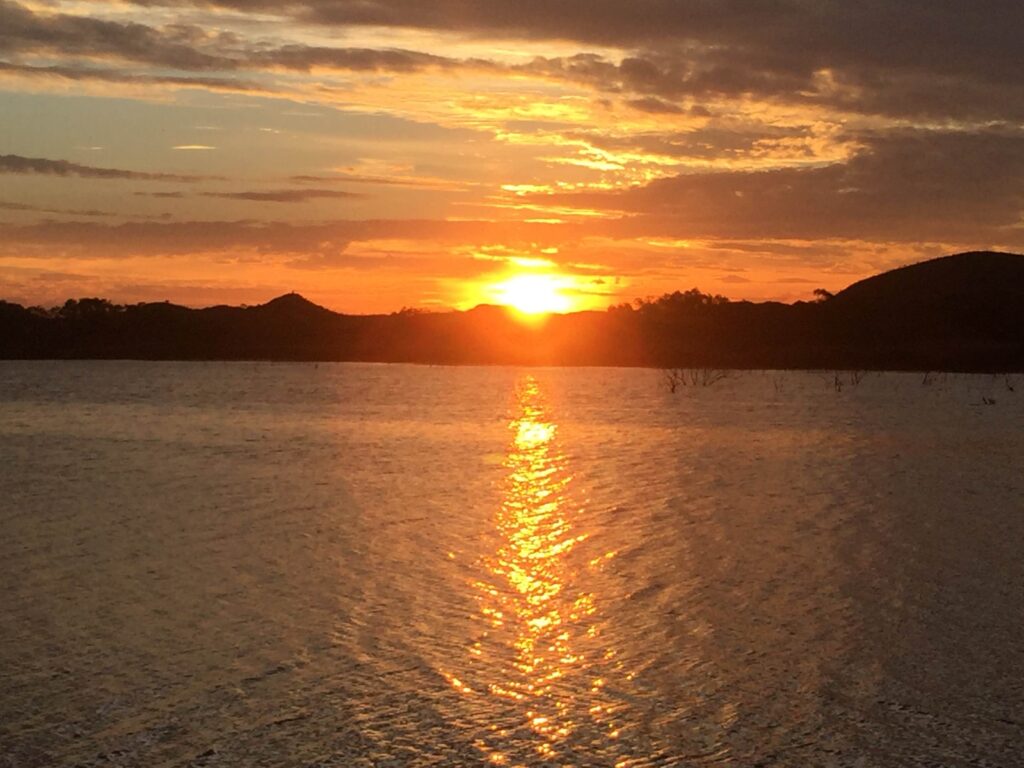 Sunrise over sea